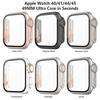 Glass+Case for Apple Watch 44mm 45mm 41mm 40mm 42mm 38mm Screen Protector Cover Change Ultra Bumper iWatch Series 9 8 7 SE 6 5