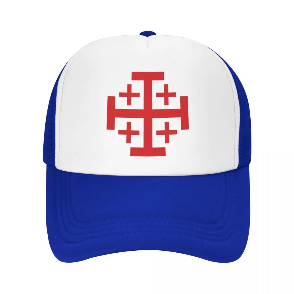 Personalized Jerusalem Kingdom Cross Baseball Cap Sun Protection Adjustable Knights Templar Crusades Trucker Hat Spring Dad Hat