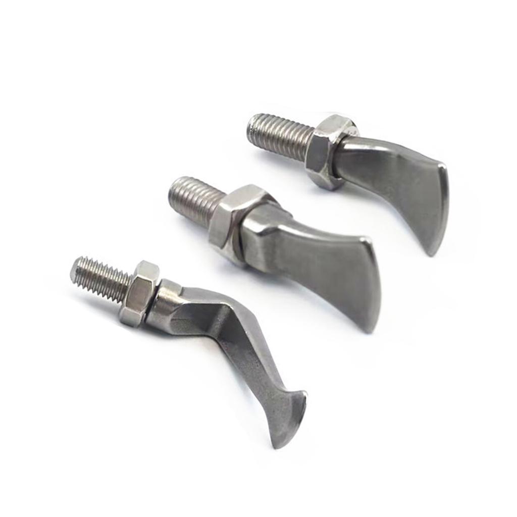 3Pcs Automotive Dent Repair Slide Bar Clamp Pliers Head M8 Thread Horn Pliers Head Dent Repairing Tool Part Support Head