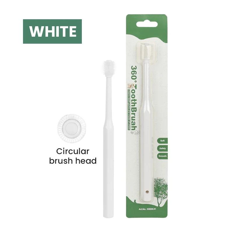 

1PC Pet Toothbrush, Cat Toothbrush, Dog Toothbrush, Cat 360 Degree Oral Cleaning, Small Head Dog Toothbrush, Pet Supplies 1.3cmx15.5cm