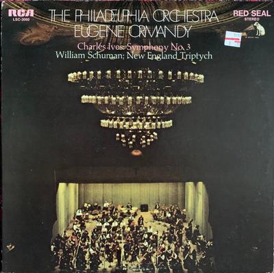 LP Schallplatte PHILADELPHIA ORCHESTRA, EUGENE ORMA - Symphonie Nr. 3 / New England Triptychon LSC3060 RCA Red Seal 1969 US Klassik Gebraucht