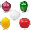 Vegetable and Fruit Storage Containers for Fridge, 5 Pcs BPA Free Reusable Food Saver - Tomato, Avocado, Onion, Lemon Keeper Holder - Refrigerator