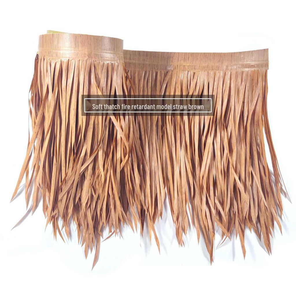 Simulated Fur Thatched Roof Roll for Gazebos and Houses