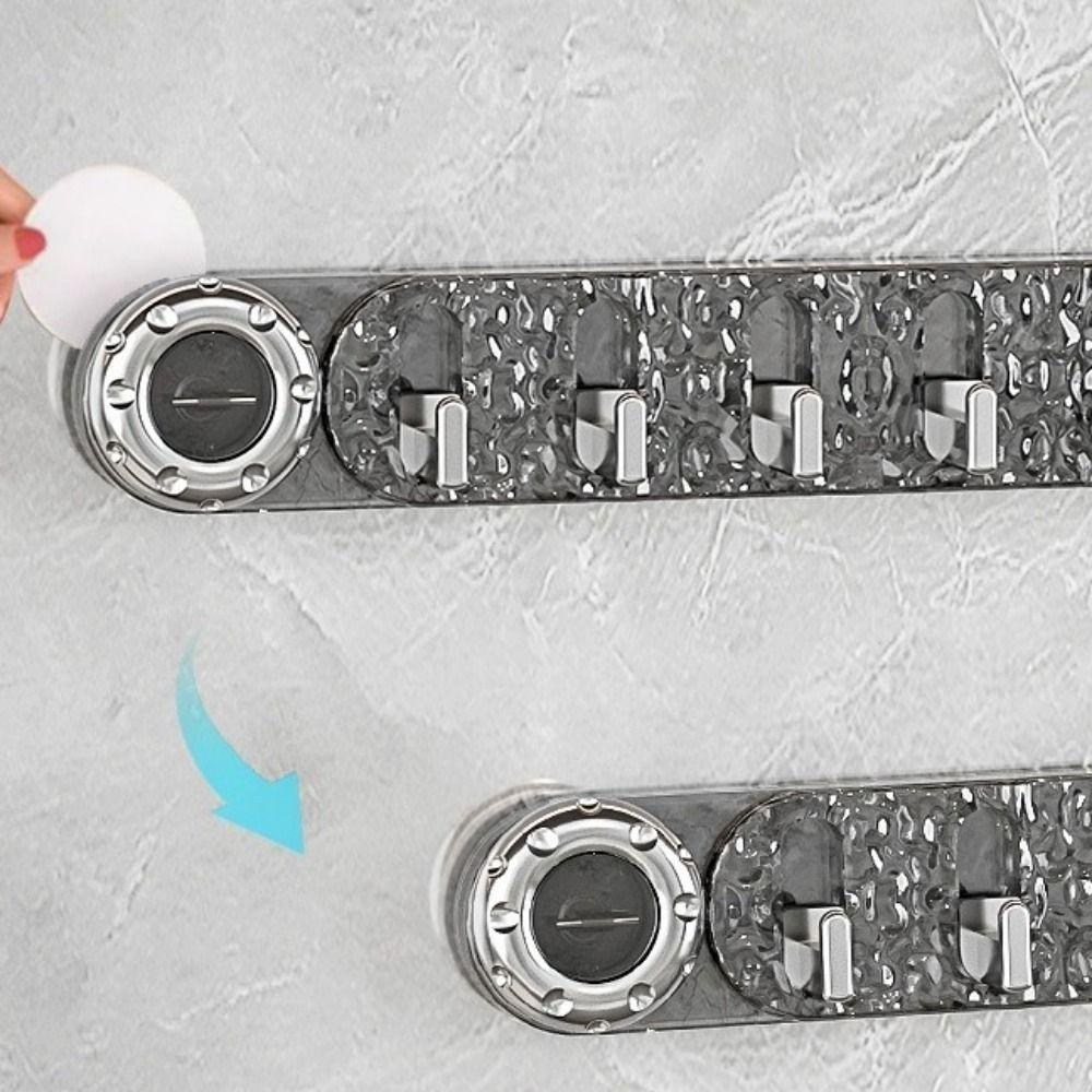 Plastic Suction Cup Hooks Waterproof Shower Towel Holder Practical Sundries Storage Hook  Bathroom