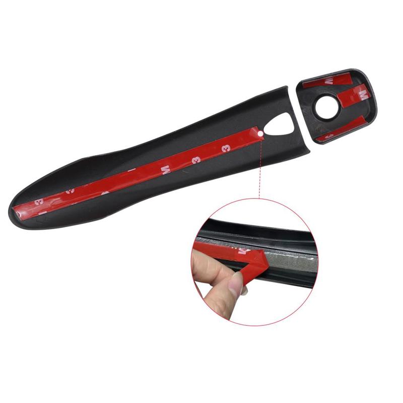 For Nissan Navara NP300 D23 2015-2024 Matte Black Keyless Door Handle Cover Trim Protector Exterior Accessories