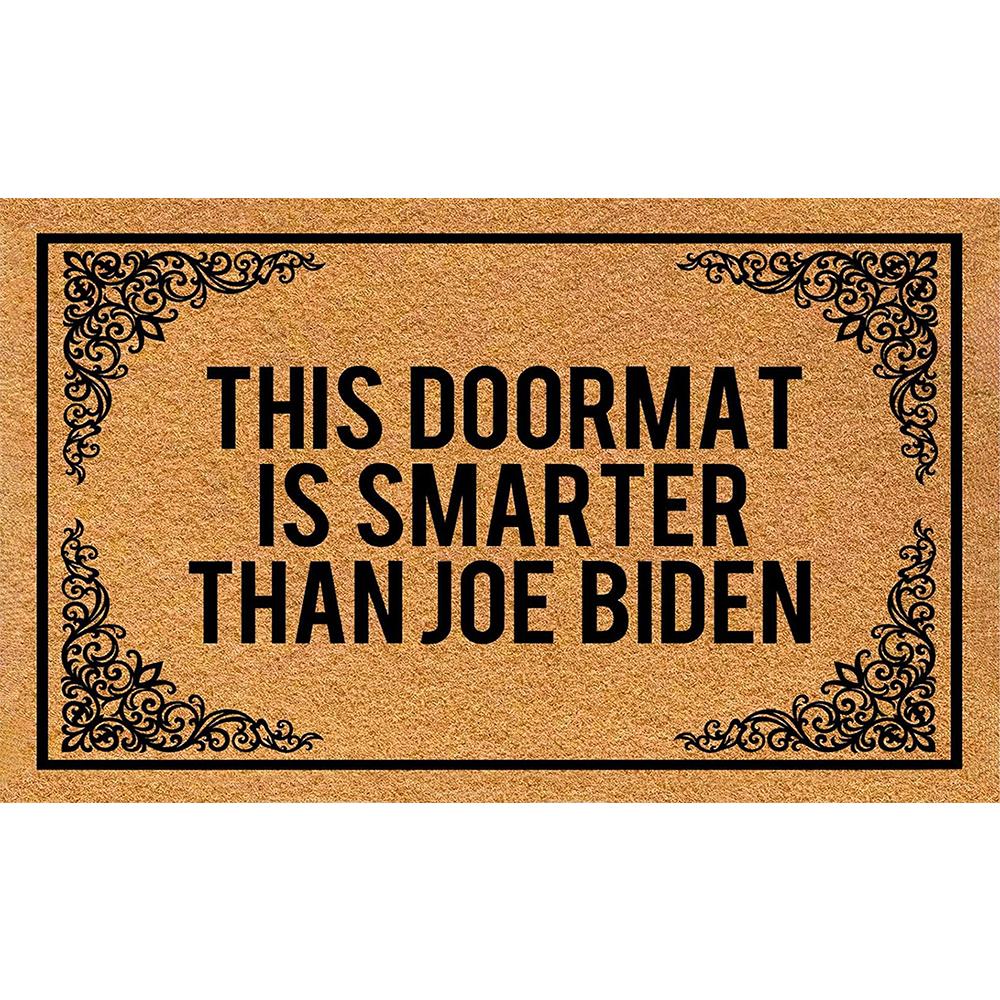 Deze Deurmat Is Slimmer Dan Joe Biden Deurmat Antislip Badkamer Keukenmat Tuin Garage Deur Vloermat Rubberen Tapijt Vloerkleed 18x30 Inch