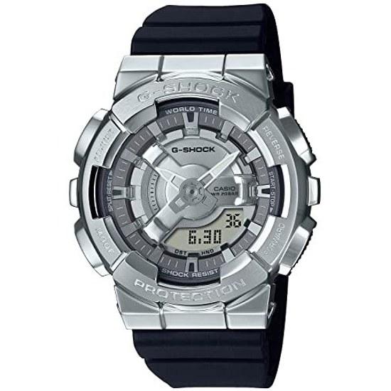 G-SHOCK Casio wristwatch domestic genuine product mid-size model metal covered GM-S110-1AJF ladies black