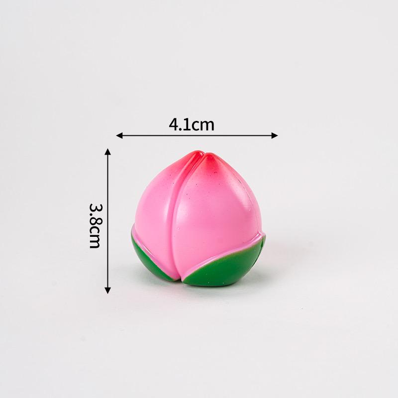 

10pcs Pink Gold Longevity Peach Cake Decorations for Grandparents Birthday