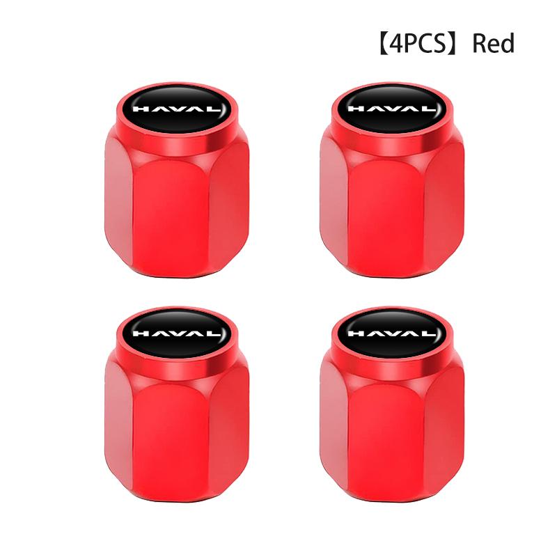 4pcs Metal Car Tire Wheel Theftproof Cap Air Valve Stem Cover For Haval Jolion H1 H2 H3 H4 H5 H6 H7 H8 H9 M6 F7x M4 F5 F7 QQ1