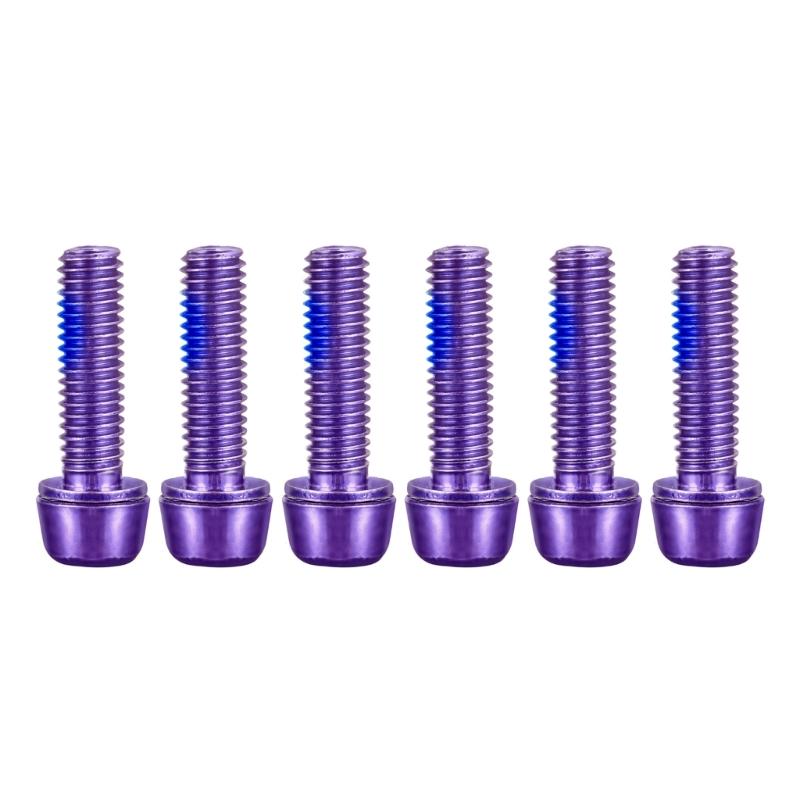 6pcs Multifunctional Bike Disc Brake Pad Bolts Fixing Screws Cycling Accessory for Cycling Maintenance