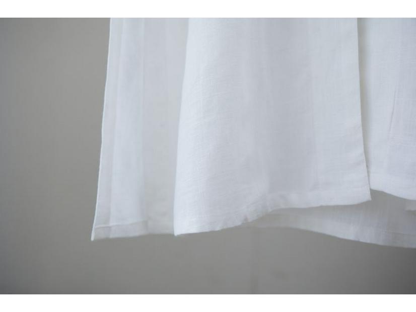 Men's Ethnic Long Sleeve Cotton Linen Robe with Stand Collar and Frog Buttons