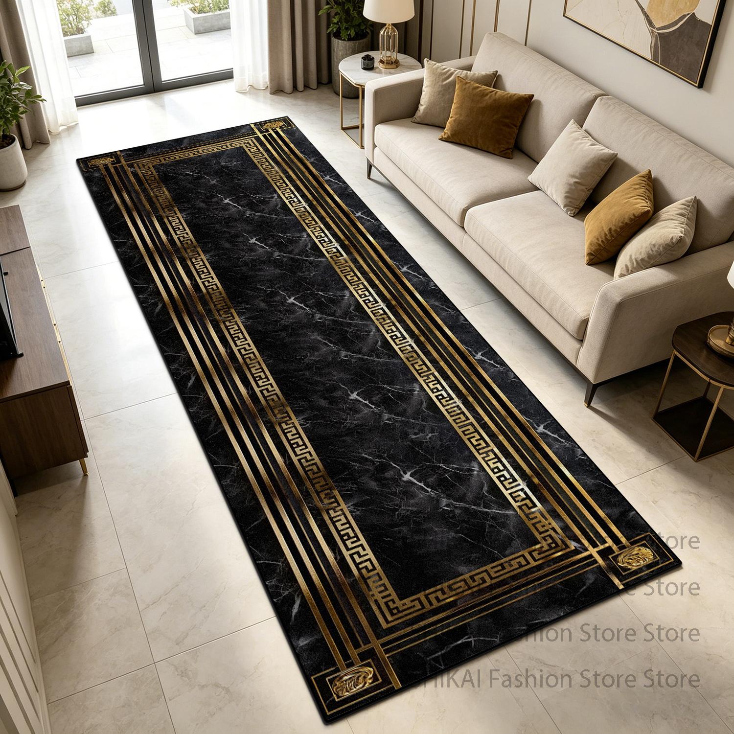 Modern Luxury Marble Style Long Corridor
