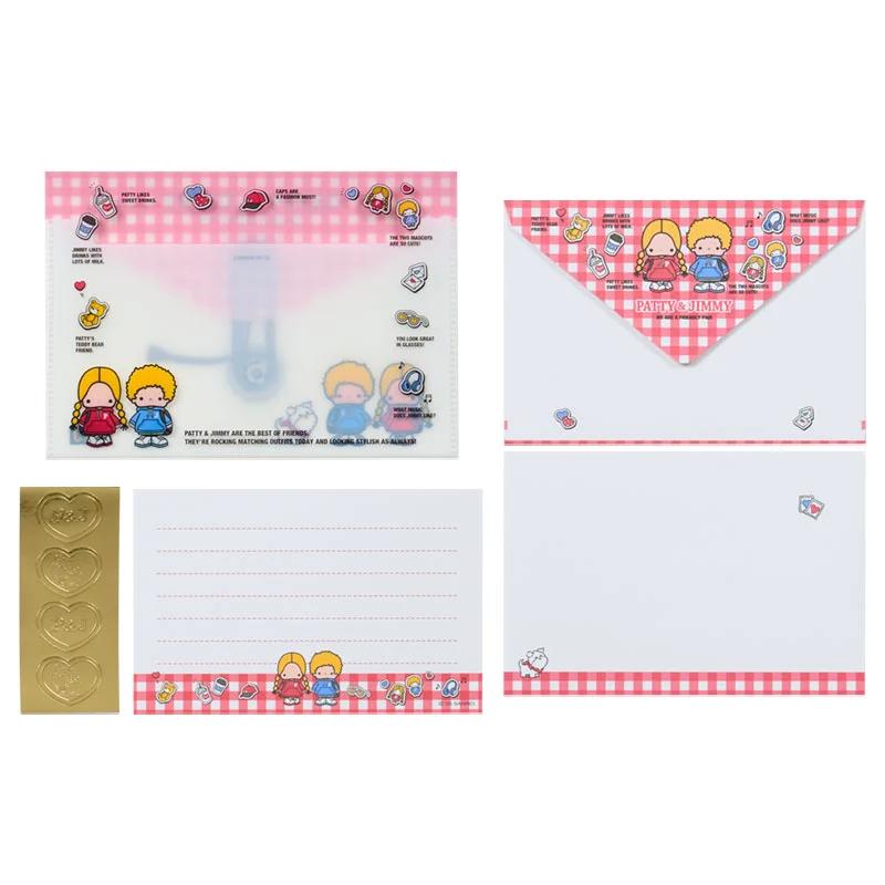 Sanrio Patty & Jimmy Letter Set & Case (Lookbook for Two) Japan NEW