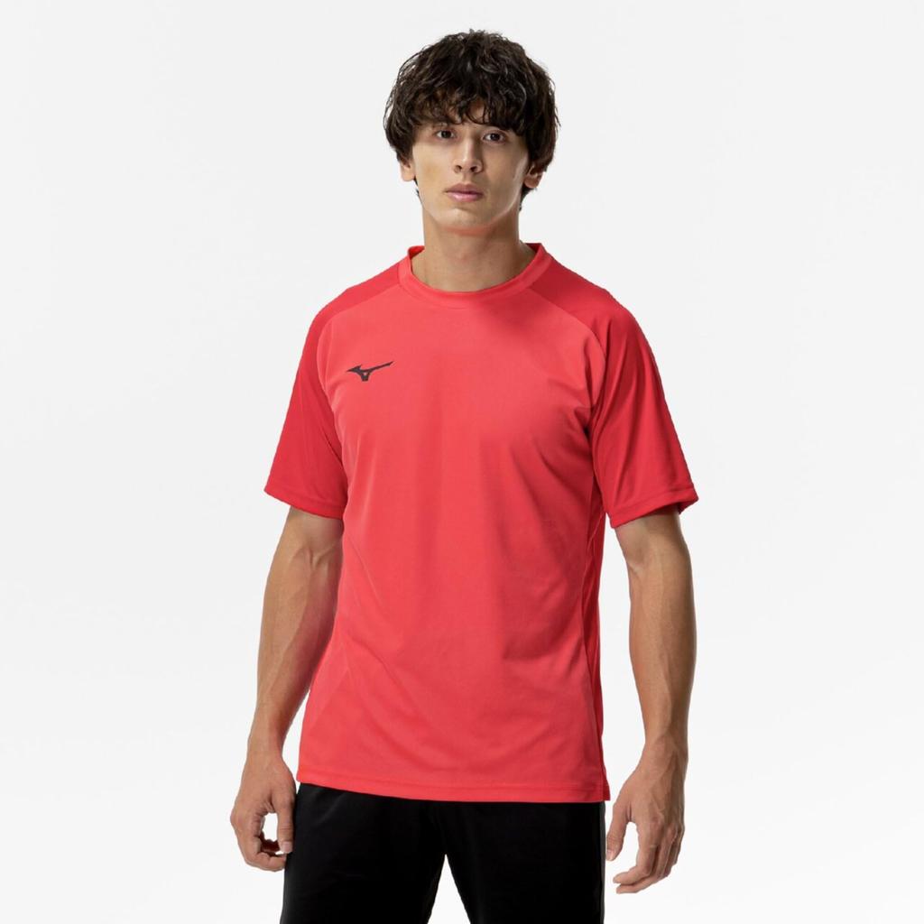 Mizuno Soccer Wear PRO Field Shirt P2MAC043 Poppy Red/Chinese Red