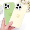 Simple Love Heart Phone Case For IPhone 14 13 12 11 Pro Max Mini 7 8 6 6S Plus X XS XR SE 2020 2022 Candy Colored Cover