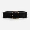 Nieuw leer retro gesp tailleafdichting dames mat suède koeienhuid riem met jas jurk
