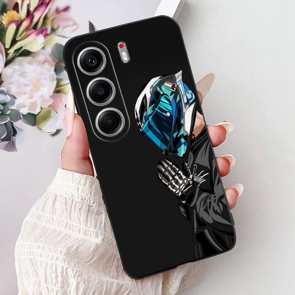 Cool Dragon Lion Tiger Cartoon Pattern Casing For Tecno Camon 40 Pro 5G CM7 Case Camon40 40Pro 5G 6.78" Soft Silicone Back Cover