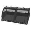 Portable Dog Car Seat for Small Medium Dogs Foldable Travel Pet Carrier for Corgi Backseat Cat Cage Breathable Outdoor Kennel