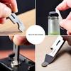 1 Titanium Alloy Keychain Pendant - Multi-Functional EDC Tool with Bottle & Box Opener, Durable Metal Key Ring for Car Keys