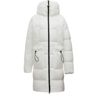 Jinyujie Women's Loose Fit Mid-Length 90% Goose Down Puffer Jacket