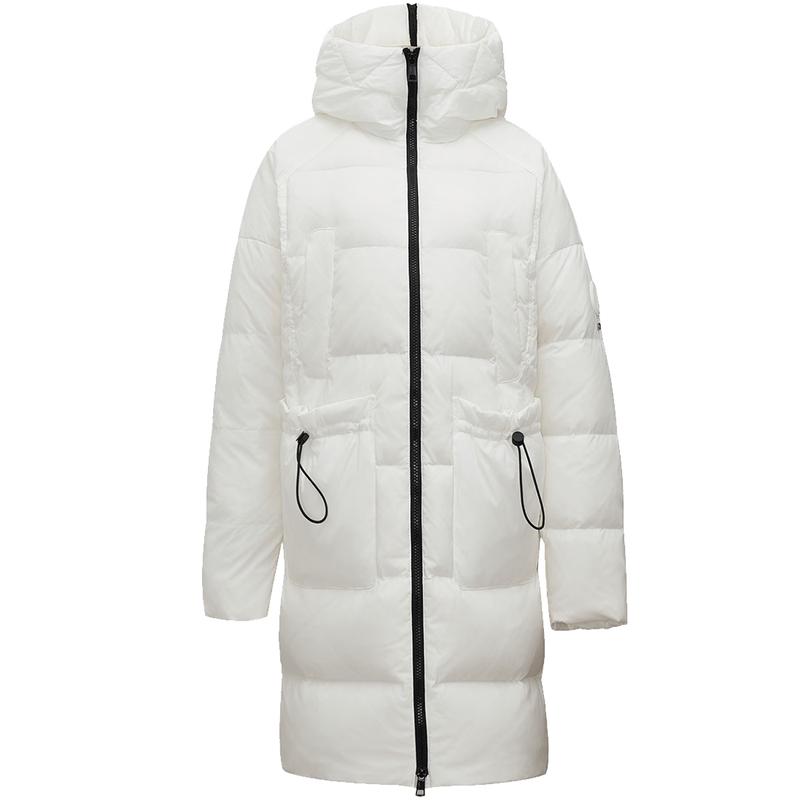 

Женский пуховик Jinyujie свободного кроя средней длины с 90% гусиного пуха M (Up to 154 lbs)