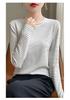 Women's Self-Heating Striped Long Sleeve Slimming Pullover