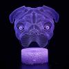 Cartoon Series 3D Night Light LED Colorful Touch Remote Control USB Creative Desk Lamp