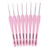 8 Stück ABS Griff Stricknadeln Häkelnadeln Set zum Weben Nähen Flechten Kit