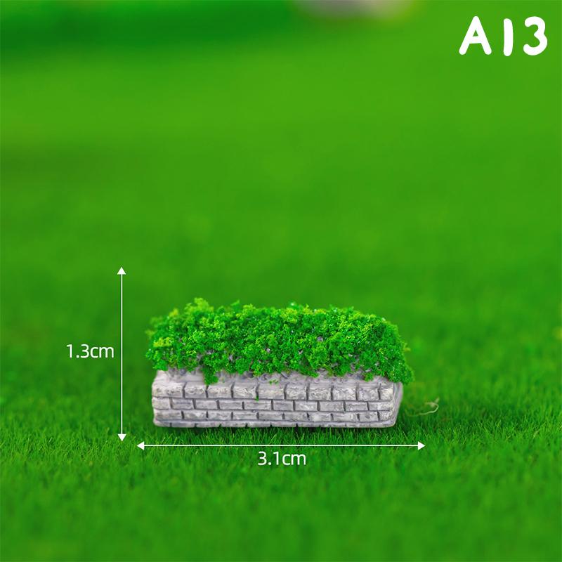 Mini Landscaping House Small Statue Figurine Crafts Figure Ornament Miniatures Home Decoration