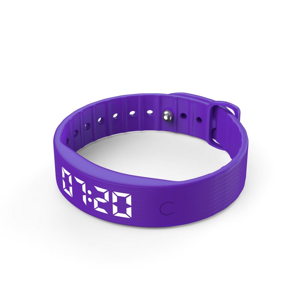 Fashionable Luxury Custom Watch Eco-friendly Silicone Digital Led Watches 8 Set Vibration Alerts for Men Women In Wedding/Party