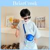 Trendy Unisex Mini Shoulder Bag For Kids In Creative Round Design With Letters