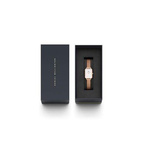 [Official Store/Authentic] Daniel Wellington Quadro 20X26 Pressed Lumine Crystal Watch in Rose Gold, Gold, and Silver. Women's Watch. A perfect gift f