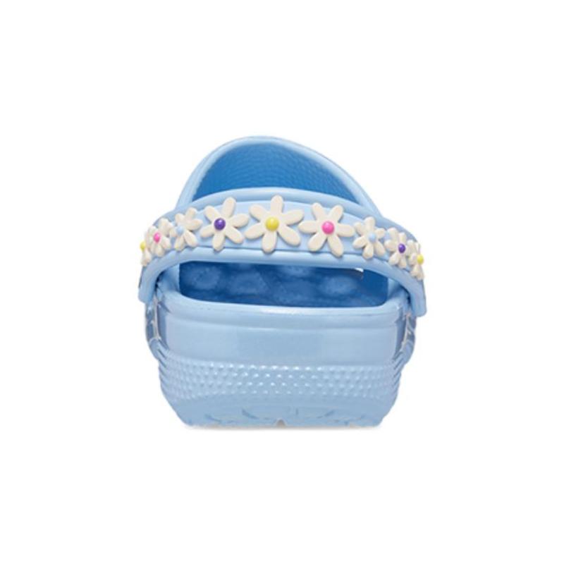 Crocs Comfortable Non-Slip and Abrasion Resistant Children's Sandals Light Blue Children's Model.