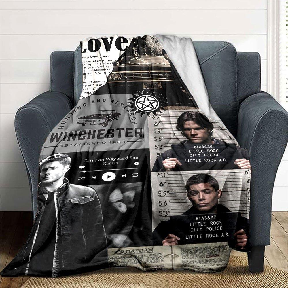 1pc Supernatural 23 Blanket Soft Warm Throw for Home, Office, Travel All Season Cozy Bedding Gift, Office Cozy Accessory