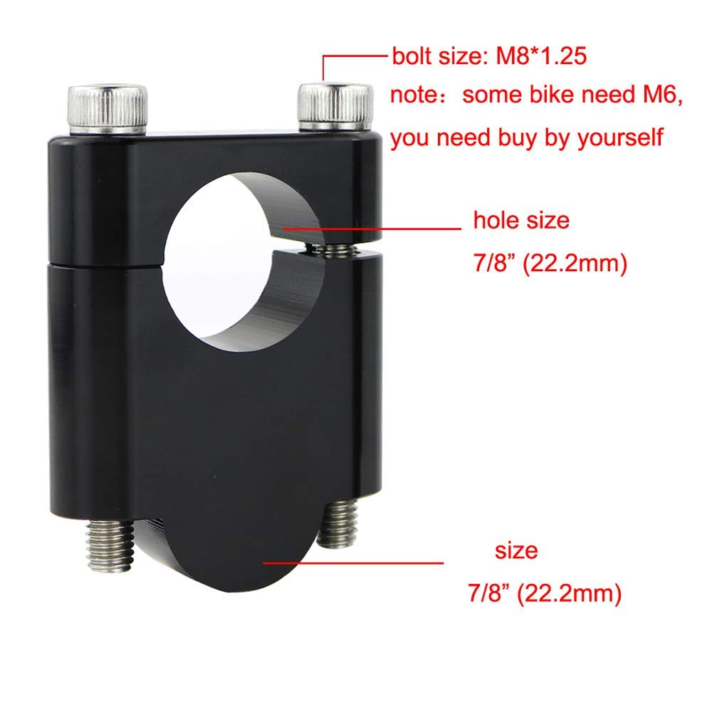 Handlebar Riser Handle Pos 0.9 Inch (22.2 Mm), No Clamp, Fits V-Strom / CRF250L