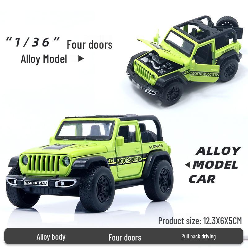 Muma Ren Children s Off-Road Jeep Convertible Alloy Car Model Toy Gift