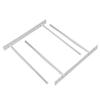 Cowboy Hat Rack Multifunctional Adjustable Acrylic Wall Mount Cowboy Hat Holder Organizer for Home