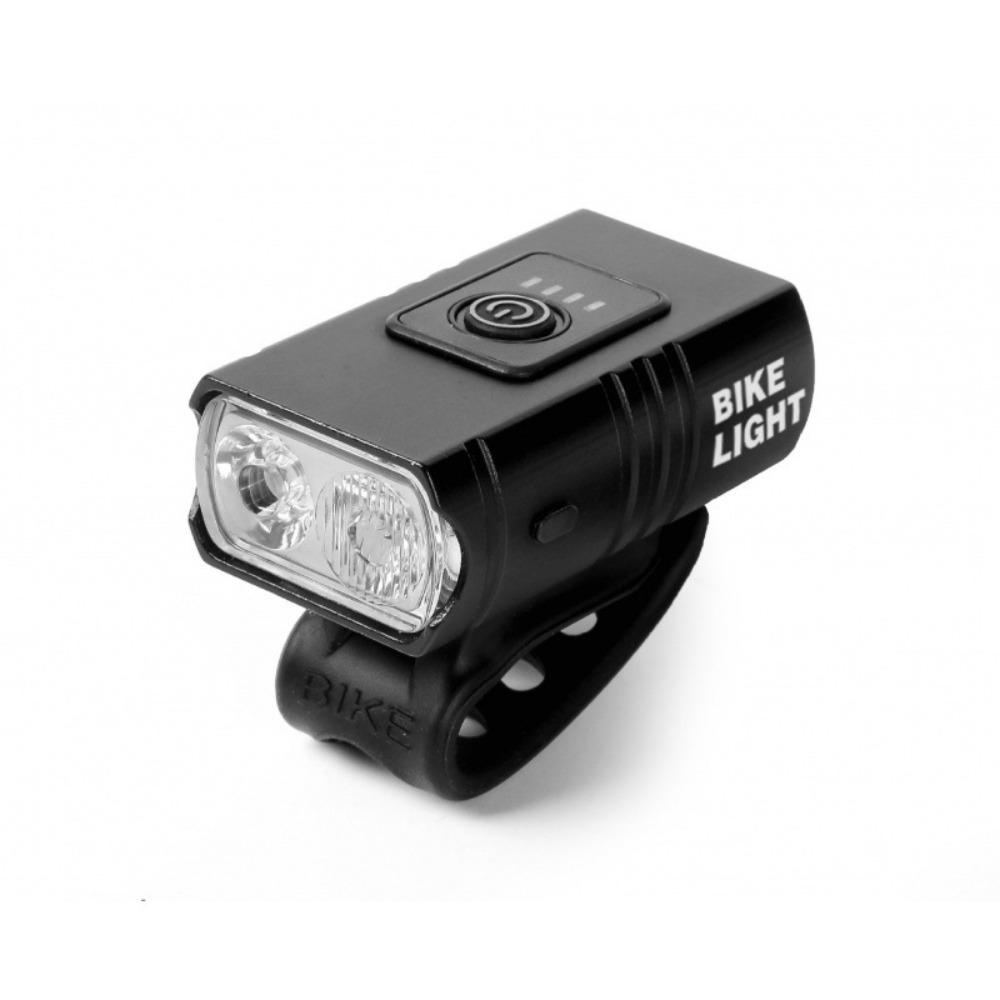 

USB Rechargeable LED Bike Front Lamp Waterproof Bike Flashlights Bicycle Headlight Outdoor Cycling Front Lamp