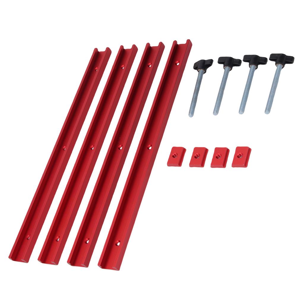 T Slot and M8 Slider Block Set Aluminum Alloy Double Cut Profile Pre Drilled Mounting Holes T Track