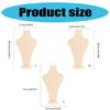 Mannequin Shaped Versatile Necklace Display for Home Organization and Store Use Elegant Jewellery Photography Prop