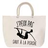 Beach Bag - PLANETEE - Large Model Pole Vault - Rope Handle - Cotton - Made In France