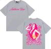 2026 Hot Addison Rae Hot Sale T Shirt Men Women Trendy Music T-Shirts Pure Cotton Crewneck Hip Hop Y2K Tees Shirts Streetwear
