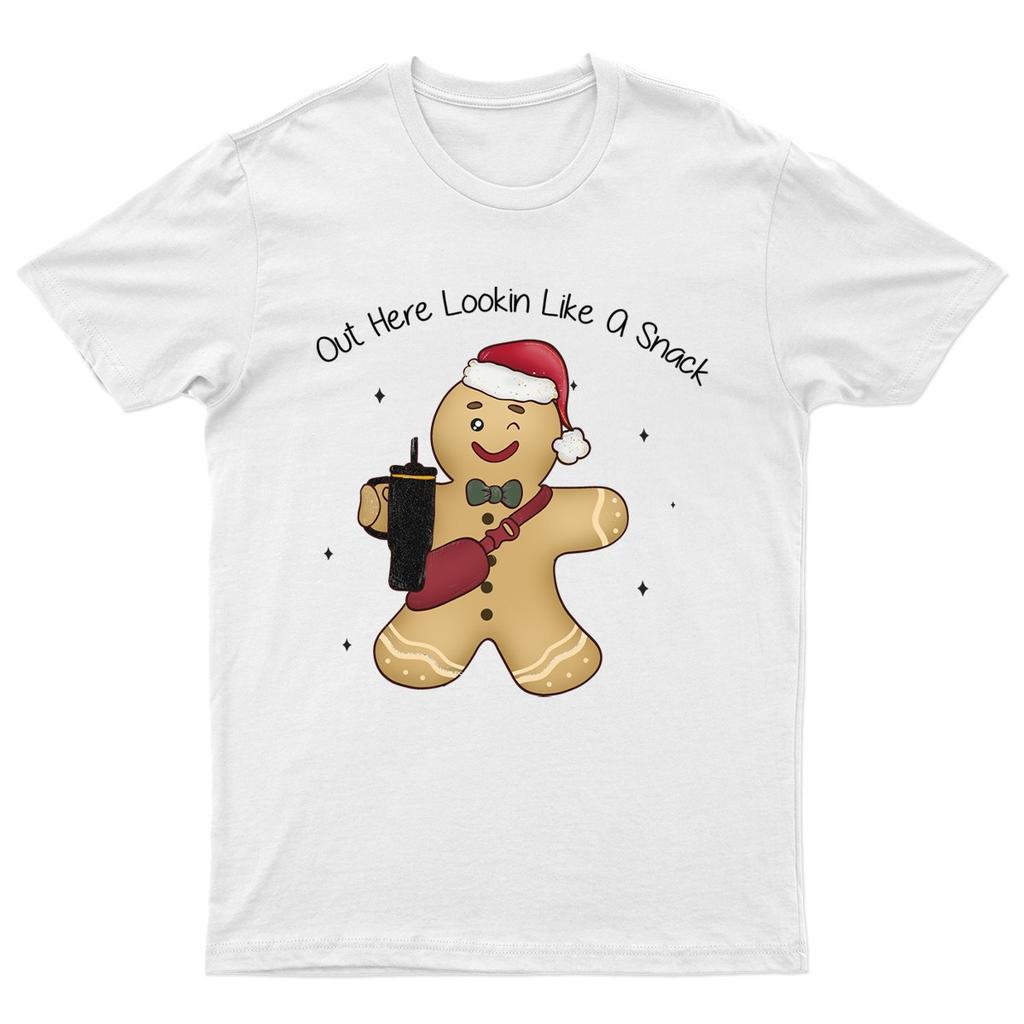 Out Here Lookin Like TShirt Unisex Gift Retro Seasonal Funny Xmas Santa c