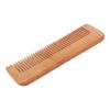 Wooden Hair Comb Small Pocket Sized Peach Wood Beard Comb for Men Women Hair Styling
