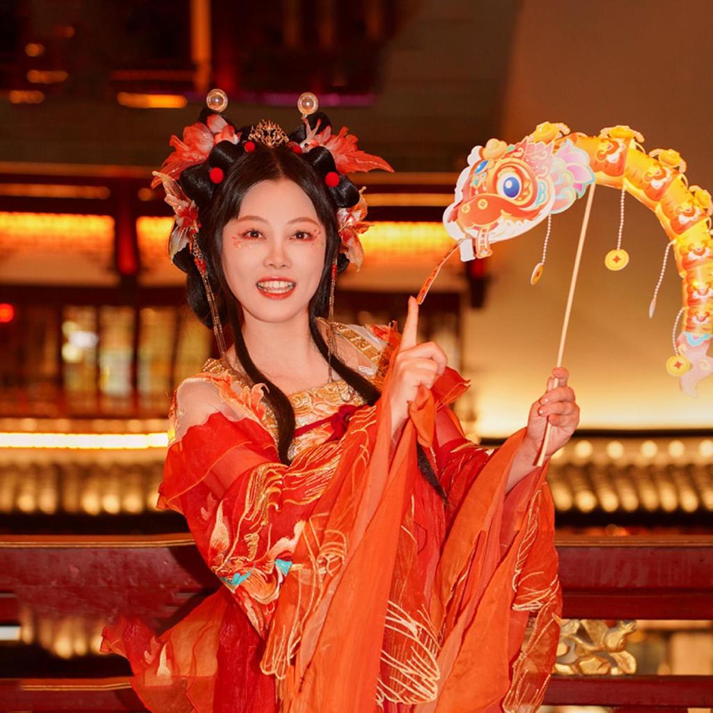 Chinese Year Lantern DIY Snake LED Festival Hanging