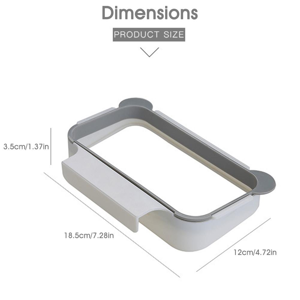 Foldable Kitchen Trash Can Trash Bin Hanging Trash Garbage Bag Waste Bin For Kitchen Storage Holders Trash Racks
