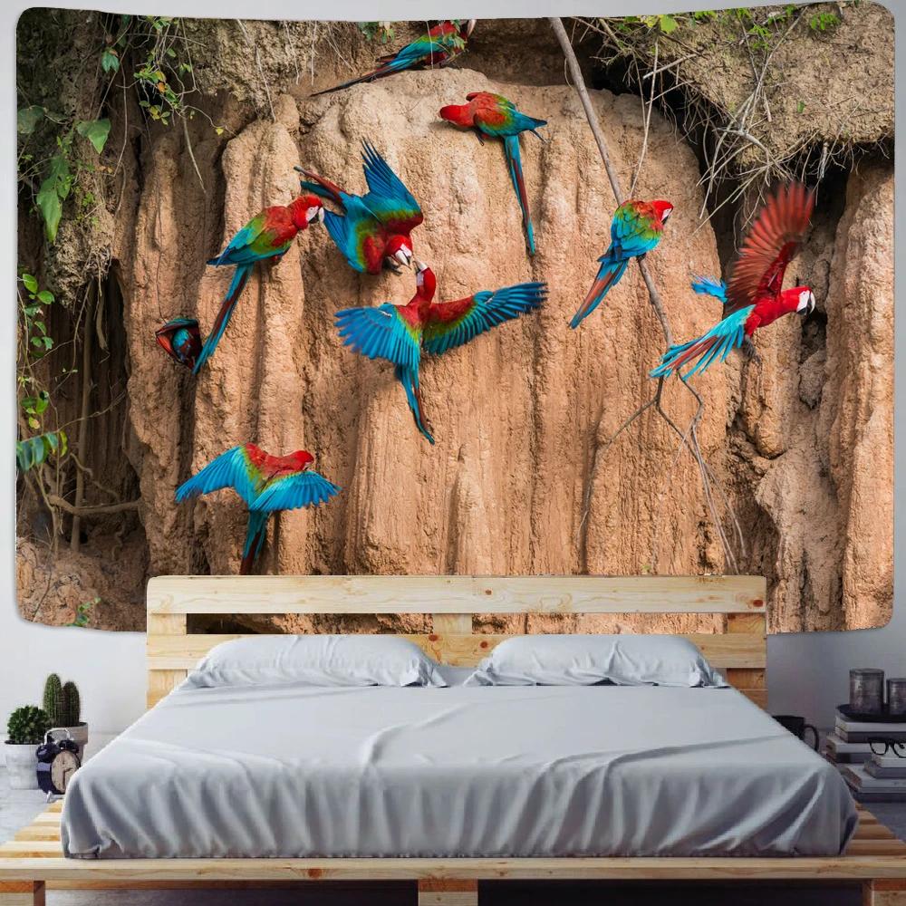 

Arched Flower Path Garden Tapestry Indian Mandala Tapestry Wall Hanging Tapestries Boho Bedroom Wall Rug Couch Blanket 9 Size W150xH150cm