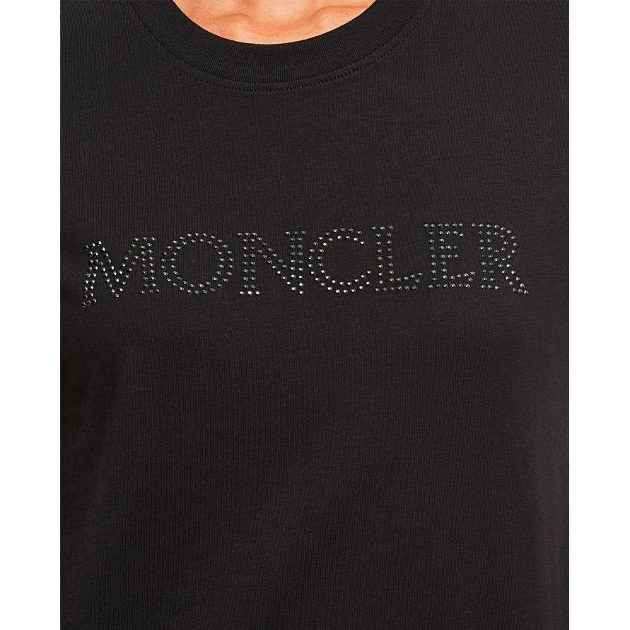 Moncler Regular Sleeve T Shirt Women's Black 8C00014829HP999