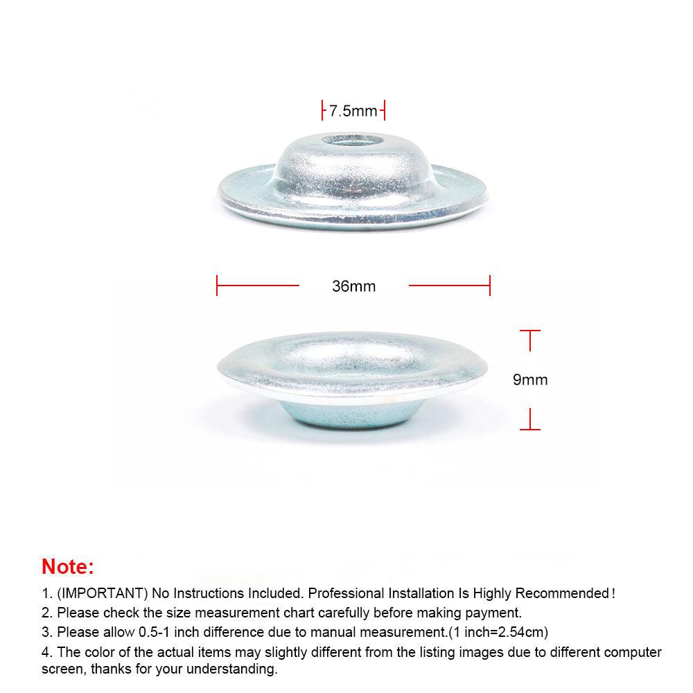 Set mit 10 Buah Baut Pencuci Pelat Selip UTV Cocok für den zweiten Polaris General Ranger RS1 RZR