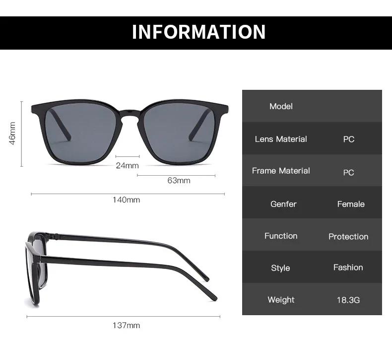 Fashion Vintage Square Sunglasses for Women Luxury Mirror Sun Glasses Retro Female Shades UV400 Protection